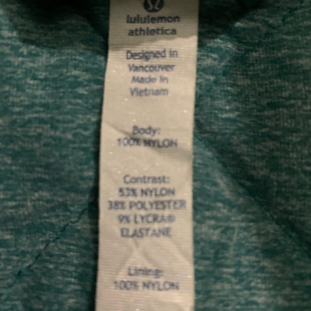 Lululemon Athletica NWT down for a run jacket